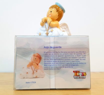 Anjo da Guarda Azul com Nuvens