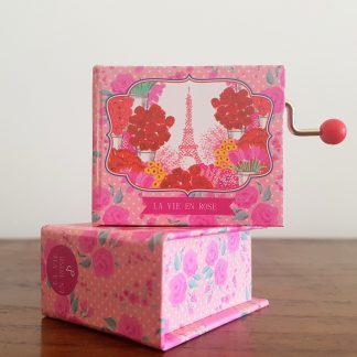 Livro realejo La Vie en Rose: modelo Paris e Flores