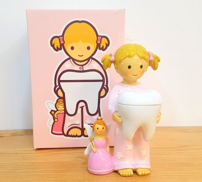 Fada dos Dentes com Menina Pijama (rosa)