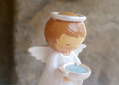 Anjo da guarda 8cm Baptismo Pérola