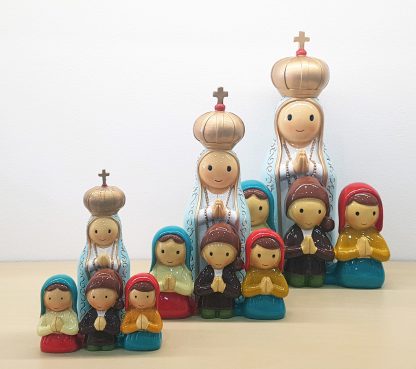 Aparição de Fátima L - 21.5cm altura