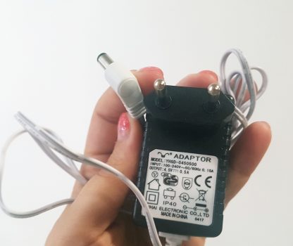 Adaptador para peças elétricas 4,5 V - 500 mA - ponta grossa