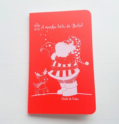 Bloco A5 Vermelho "A Minha Lista de Natal"