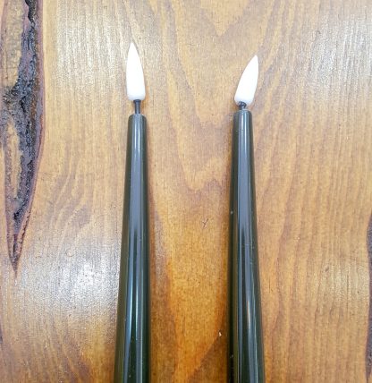 Pack 2 Velas Led Shiny Verde Escuro: 28cm X 2.2 cm