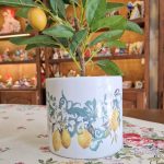 Vaso Circular Sicily 14cmX15cm: modelo Ramagens Limões