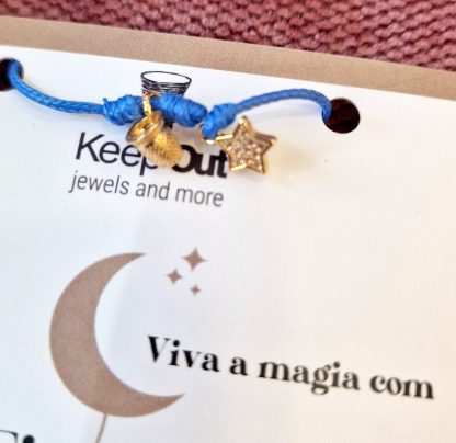 Pulseira Fio Mágico Dedal Starlight: Azul