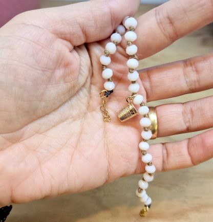 Pulseira Petra com Dedal: Branca
