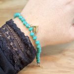 Pulseira Petra com Dedal: Azul