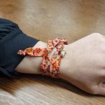 Pulseira Jaipur com Dedal: Rosa e Vermelha