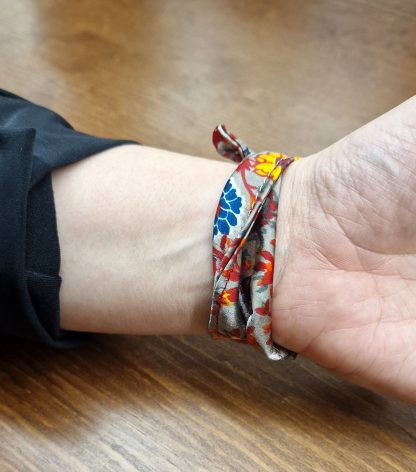 Pulseira Jaipur com Dedal: Cinzenta
