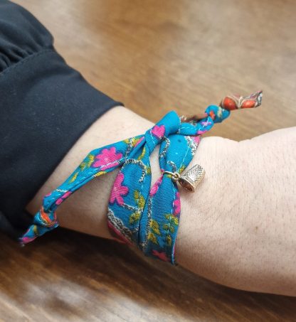 Pulseira Jaipur com Dedal: Turquesa