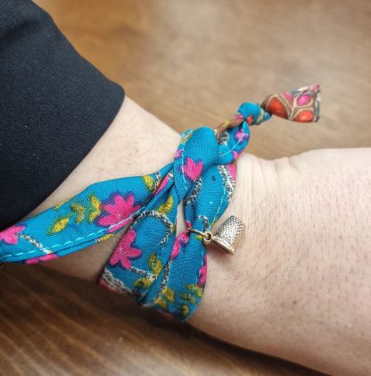Pulseira Jaipur com Dedal: Turquesa