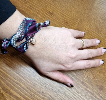 Pulseira Jaipur com Dedal: Roxa