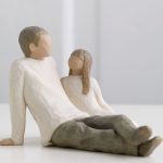 Figura Pai e Filha - Willow Tree