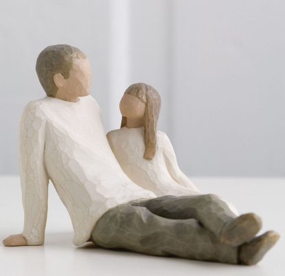 Figura Pai e Filha - Willow Tree