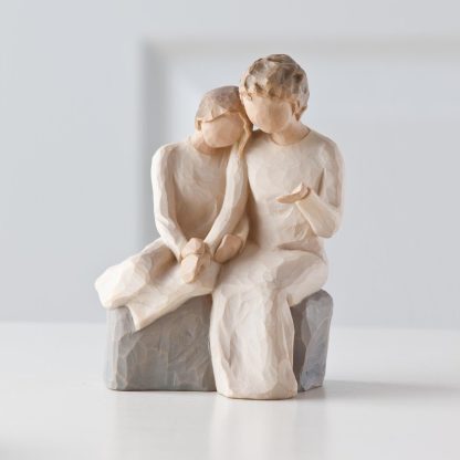 Figura Com a Minha Avó: Neta e Avó - Willow Tree