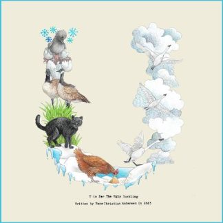 Postal "U" de Ugly Duckling (O Patinho Feio)
