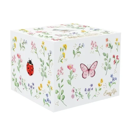 Chávena grande decorada em relevo Fancy Garden - Joaninha: Easylife