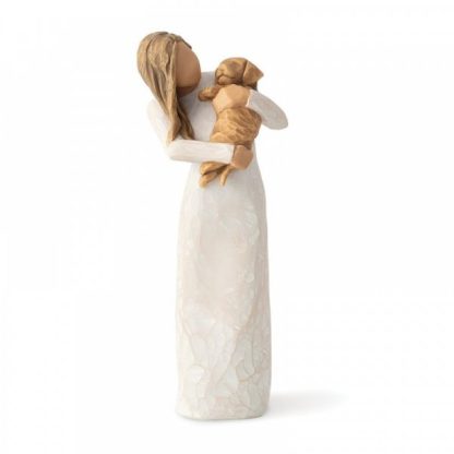 Figura Adorable You: Cão Adorado (claro) - Willow Tree
