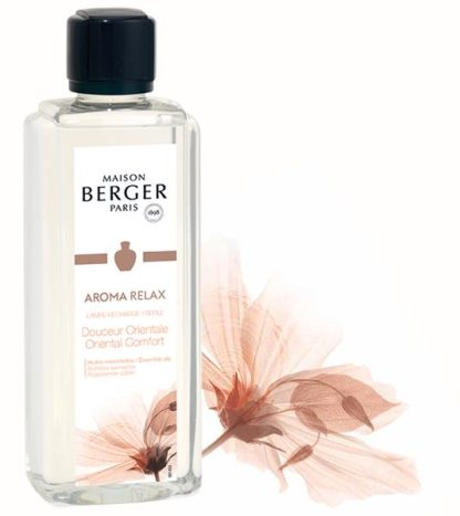 Fragrância 1lt gama AROMA RELAX - doçura oriental: lâmpada catalítica