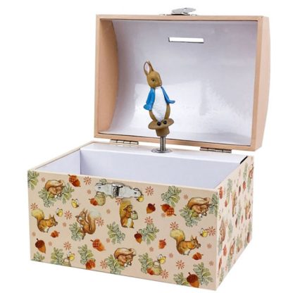 Caixa mealheiro musical Peter Rabbit (bolotas)