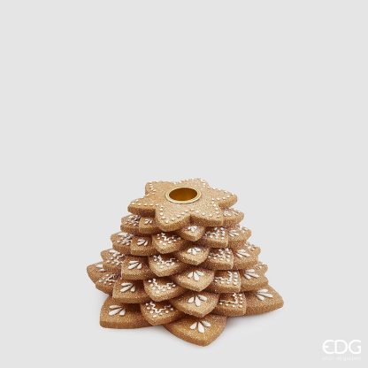 Castiçal para vela alta Bolachas Massapão 17cm