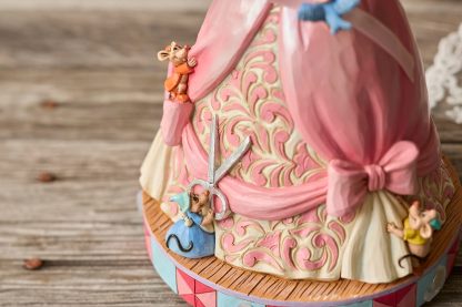 Vestido Cinderela Musical / Cinderella's Dress Musical Figurine: Disney Traditions