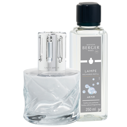 Coffret Lâmpada Catalítica Spirale Transparente + 250ml Neutro