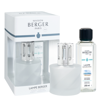 Coffret Lâmpada Catalítica Spirale Givree Branco Fosco + 250ml Vento do Oceano