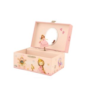 Caixa de música média Princesa e Carruagem