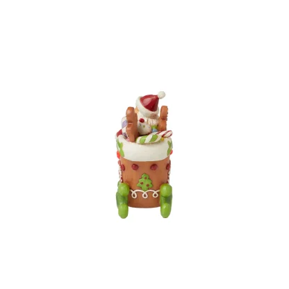 Pai Natal Trenó de Doces com Leds 21cm