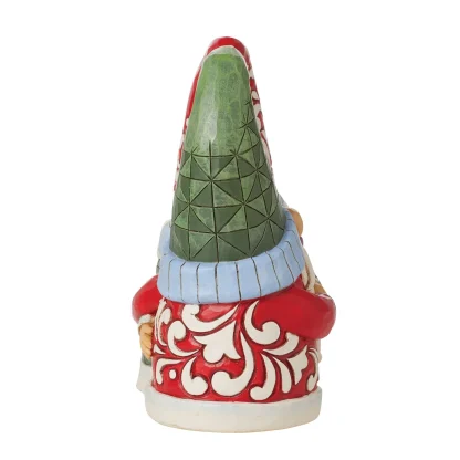 Casal de Gnomos Debaixo do Azevinho (beijo)