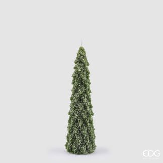Vela decorativa Pinheiro Nevado 26cm