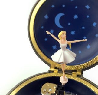 Caixa de música redonda Ballerina (versão coleccionador)