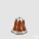 Vela decorativa Bolo Pandoro: 11X9cm