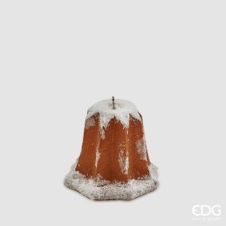 Vela decorativa Bolo Pandoro: 11X9cm