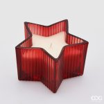 Vela Estrela Vermelha grande 13.5cm