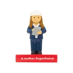 Figura A melhor Engenheira! (azul e branco)