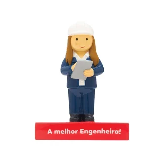 Figura A melhor Engenheira! (azul e branco)