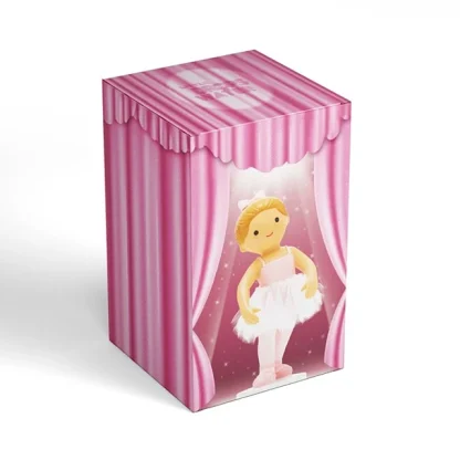 Figura Bailarina Ballet: De pé, mãos ao lado