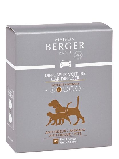 Duas recargas difusor de carro anti-odor Animais (intensidade 2 de 5)