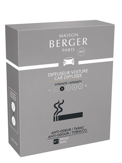 Duas recargas difusor de carro anti-odor Tabaco (intensidade 2 de 5)