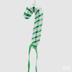 Pendente Balão Candycane Verde 18cm
