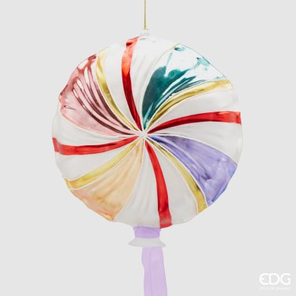 Pendente Balão Candy Redondo Multicolorido 17cm