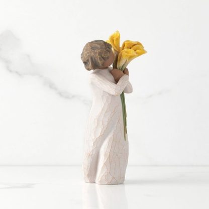 Figura Ramo de Agradecimento (jarros amarelos) – Willow Tree