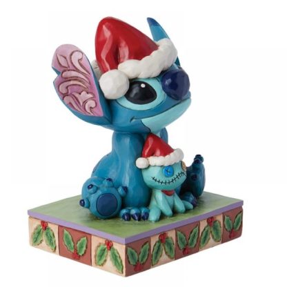 Stitch Pai Natal com Scrump Pai Natal: Disney Traditions