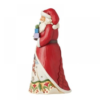 Pai Natal com Pinheiro com Luzes 26cm