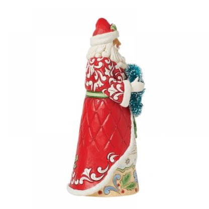 Pai Natal com Coroa de Sisal 23cm