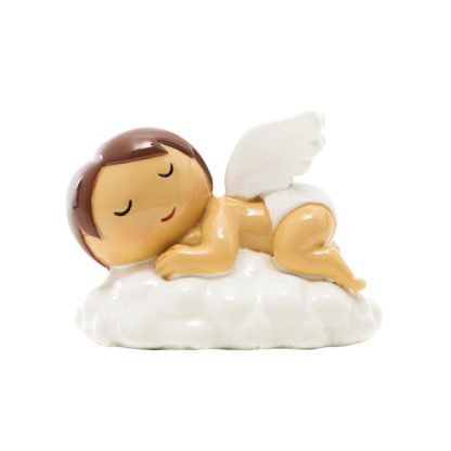 Anjo da guarda Protector deitado na Nuvem