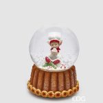 Globo de neve musical Duende Pasteleiro: Cupcake mãos